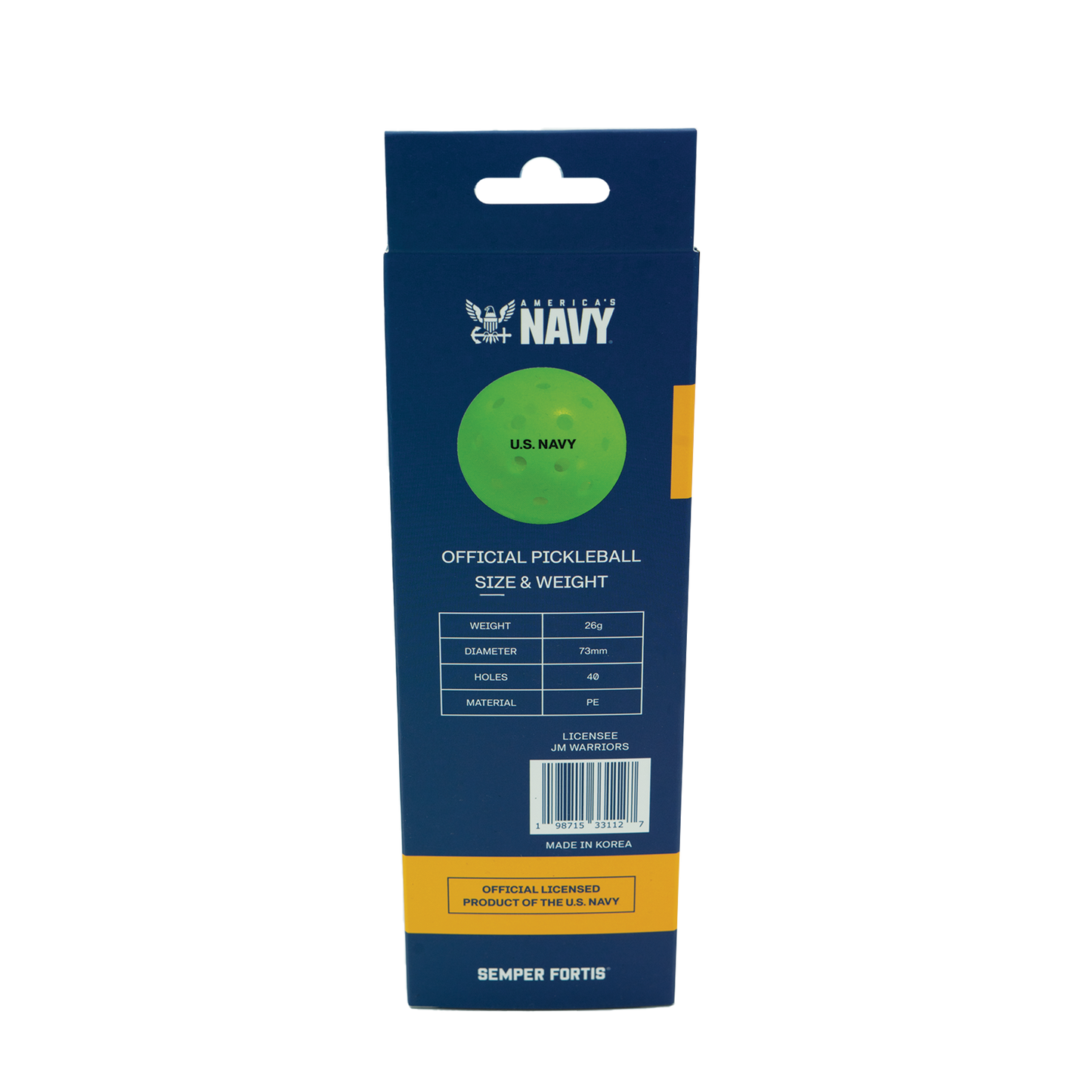 U.S. Navy Pickleball Ball - Set of 3