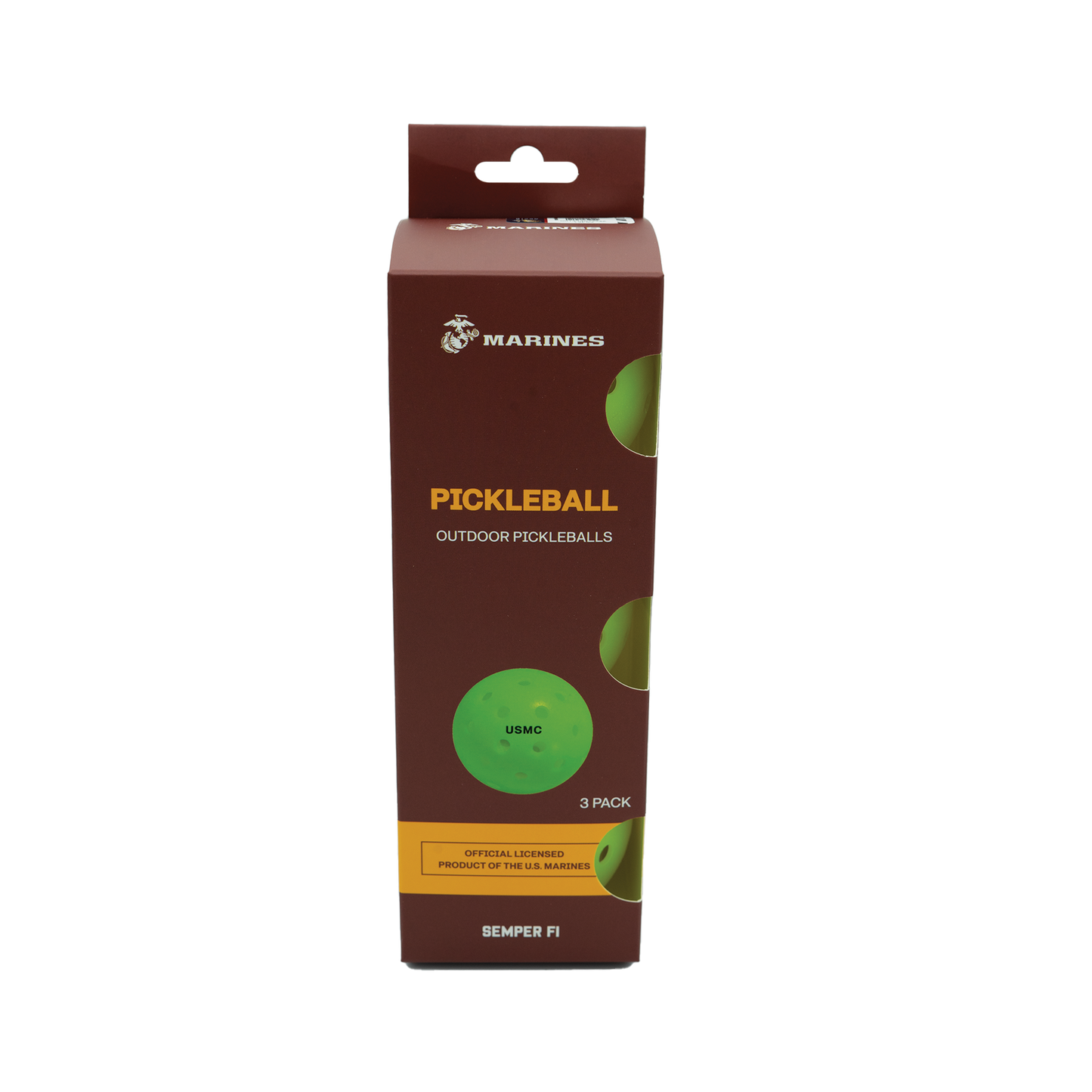 U.S. Marines Pickleball Ball - Set of 3