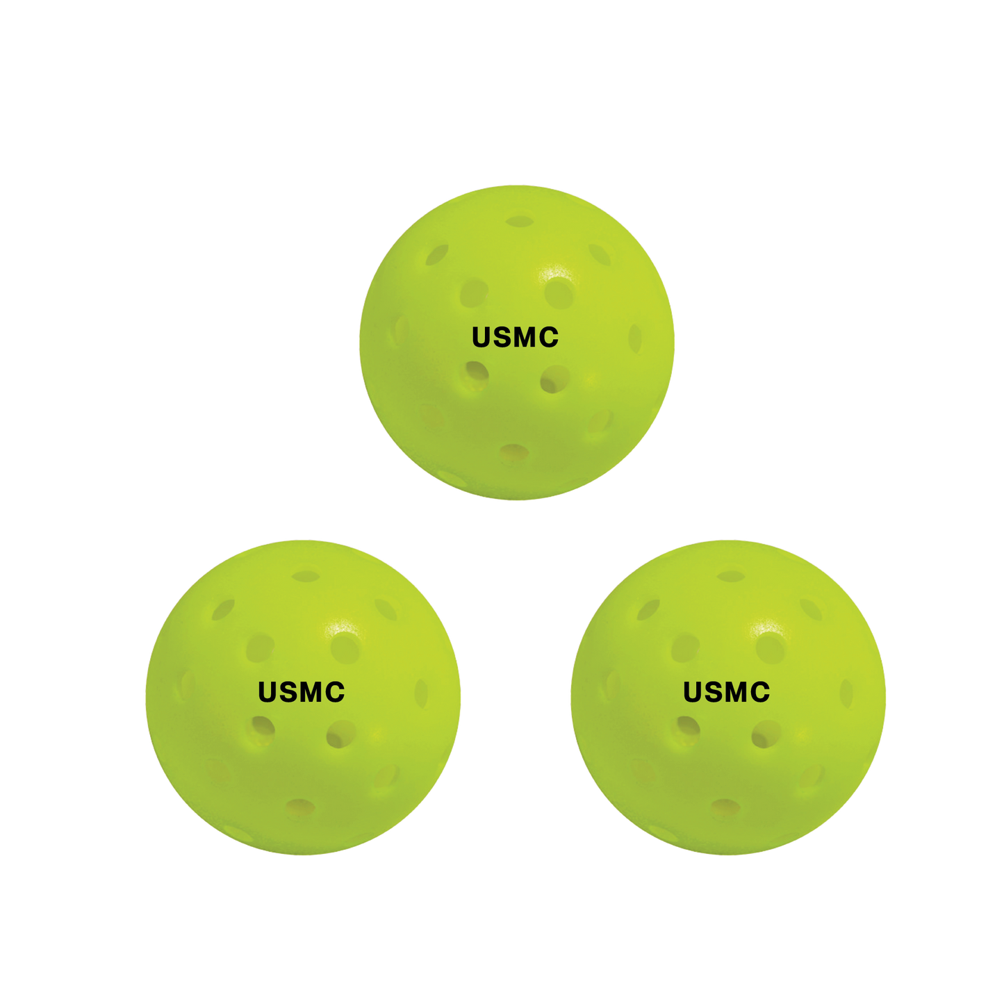 U.S. Marines Pickleball Ball - Set of 3