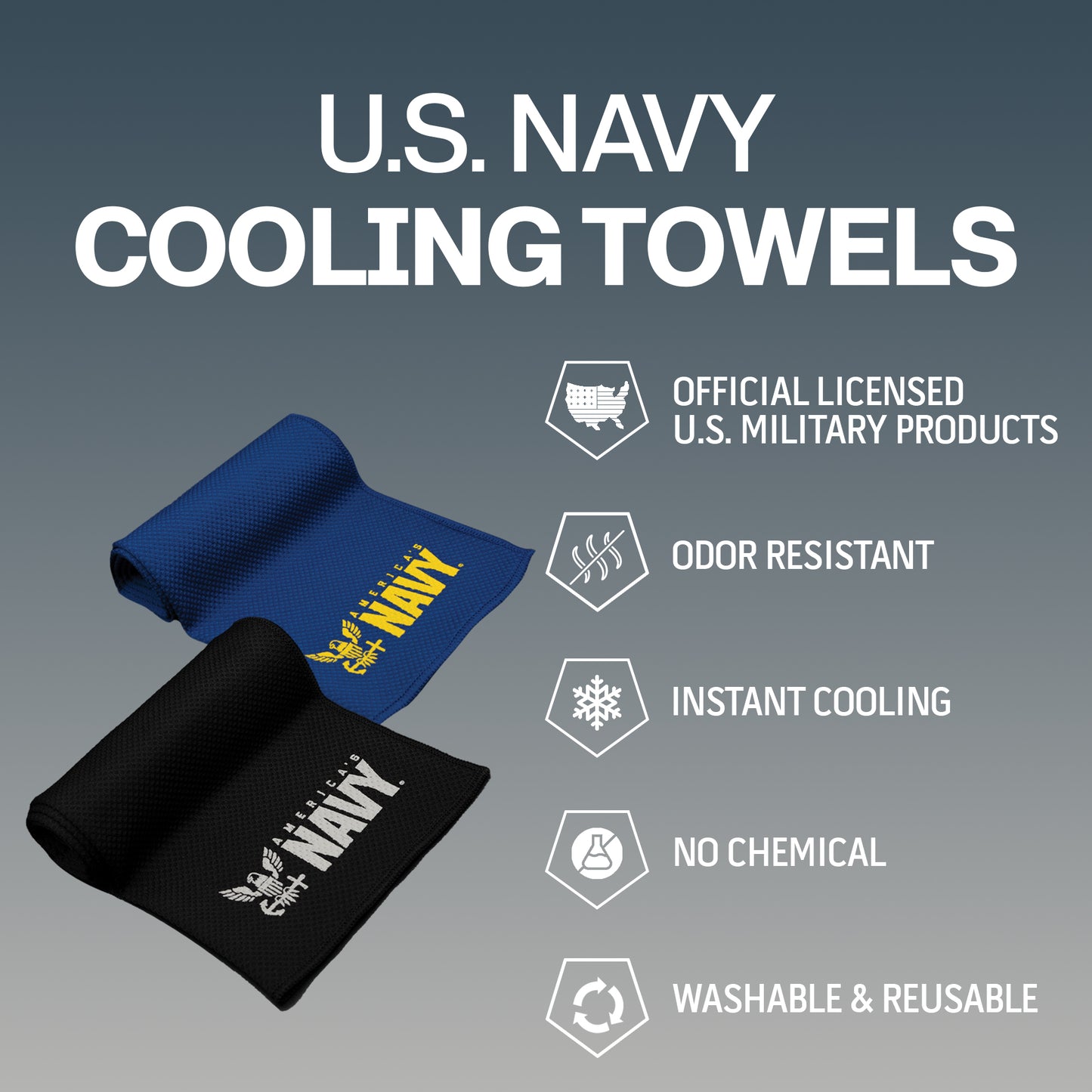 U.S. NAVY Sports Cooling Towel