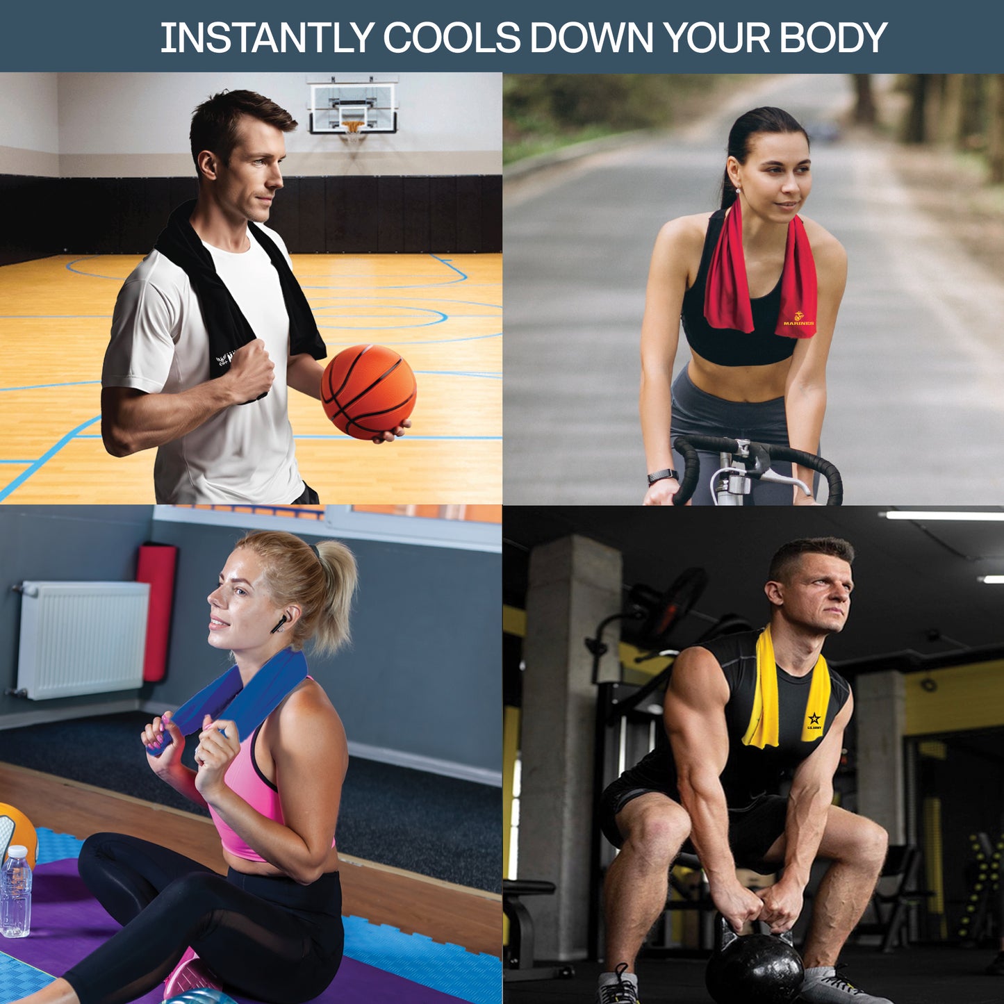 U.S. NAVY Sports Cooling Towel