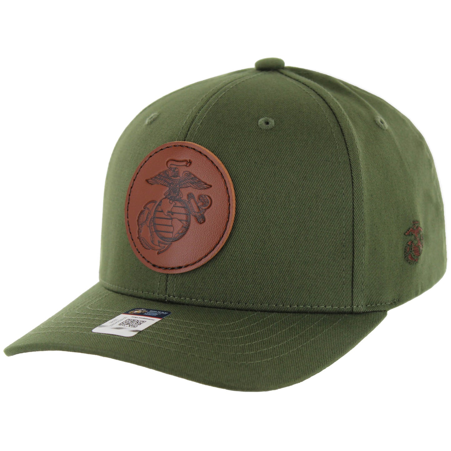 U.S. MARINES CAP, SEAL LOGO , OLIVE