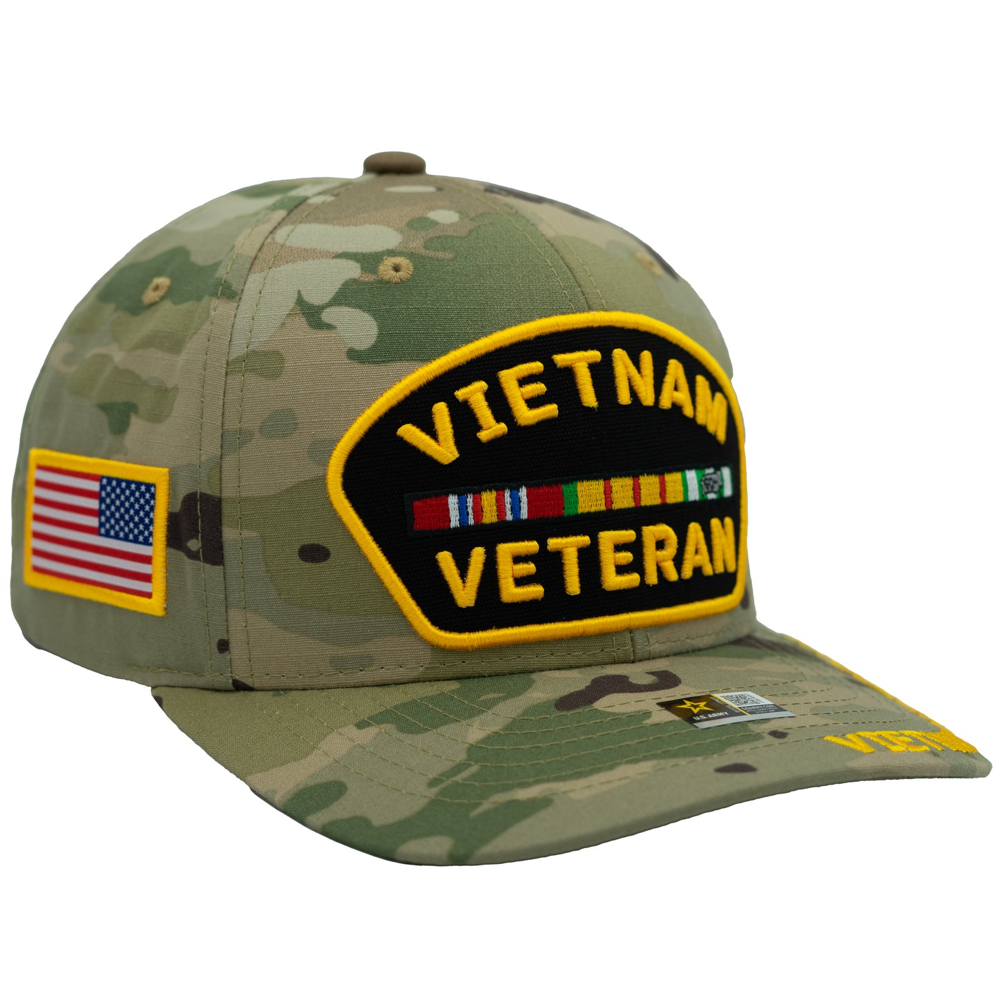 U.S. ARMY CAP, CAMO VIETNAM VETERAN