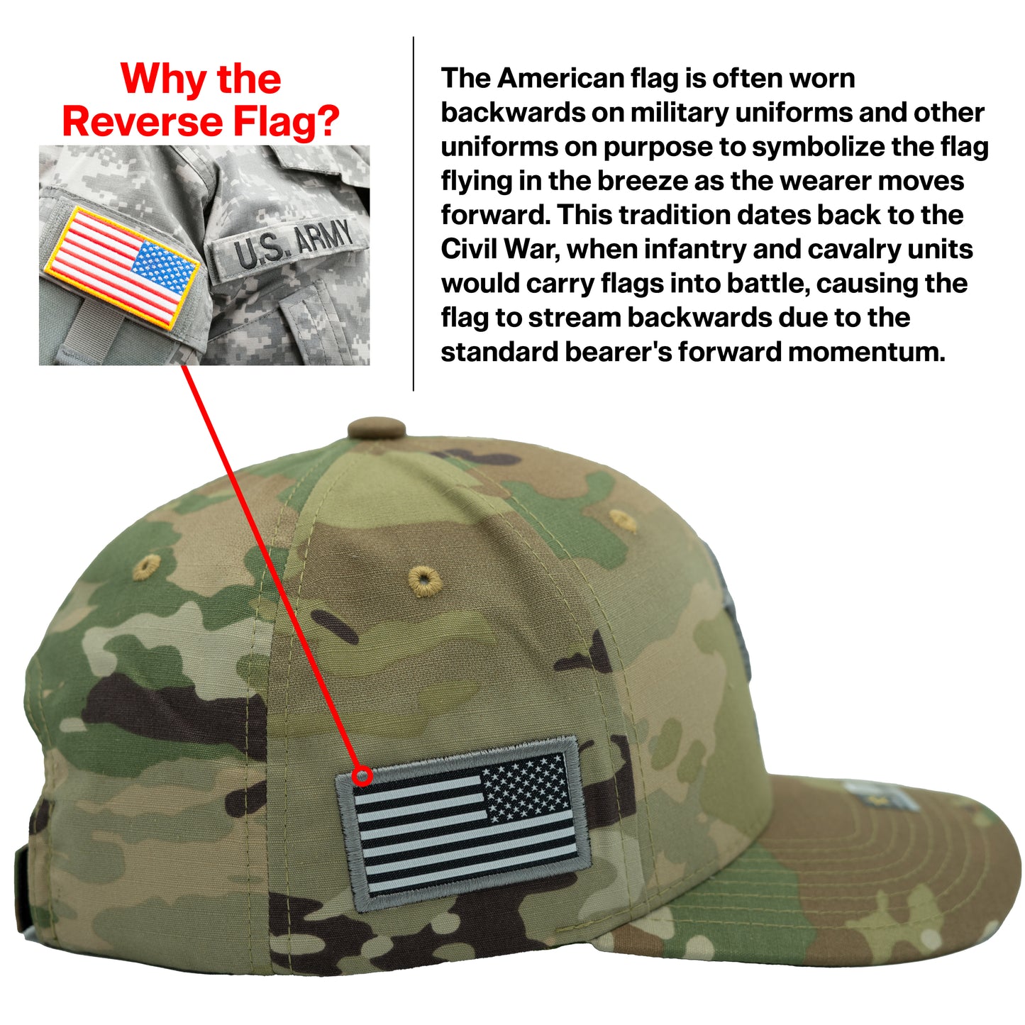 U.S. ARMY CAP, CAMO STAR LOGO (GREY)