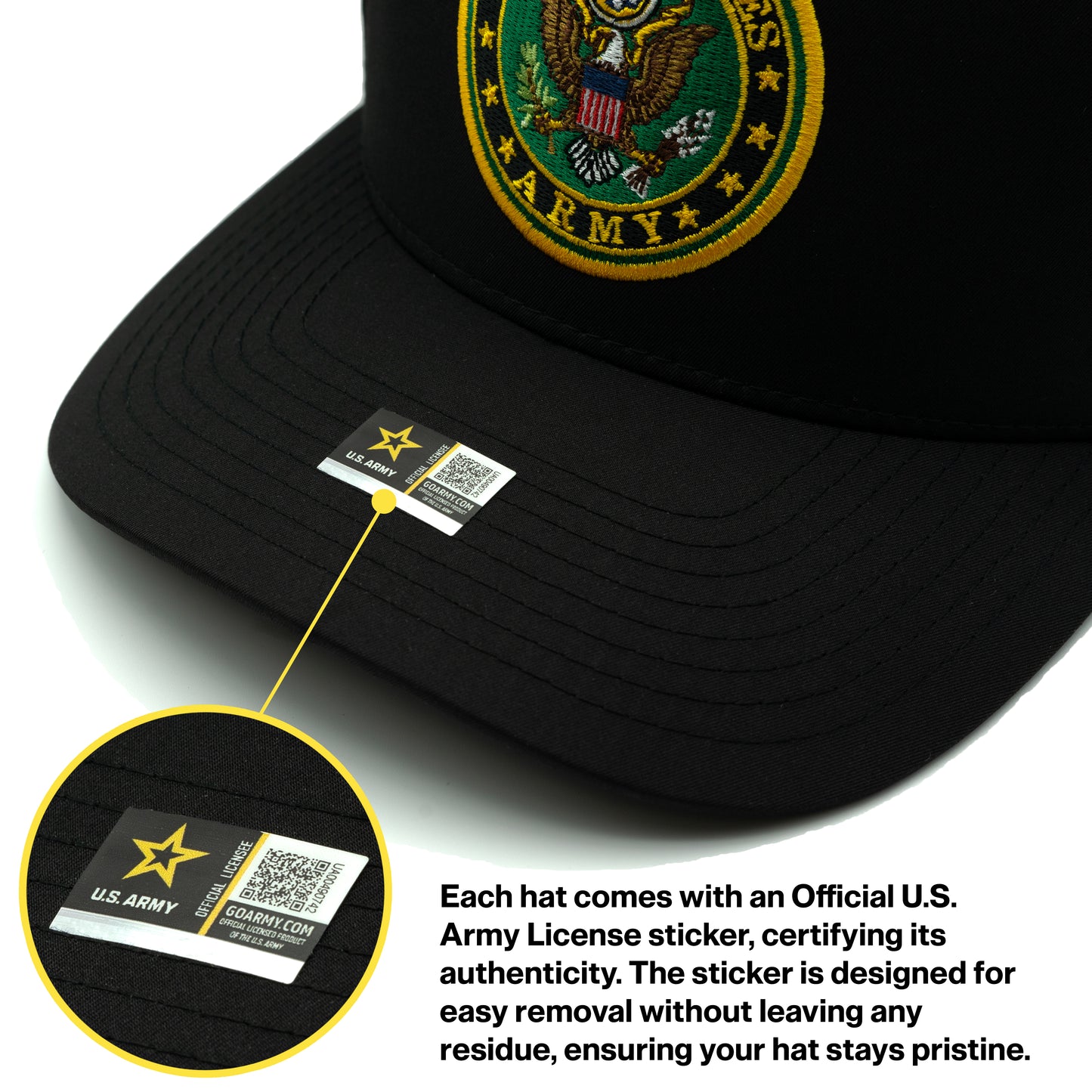 U.S. ARMY CAP, VIETNAM VETERAN 5 PANEL