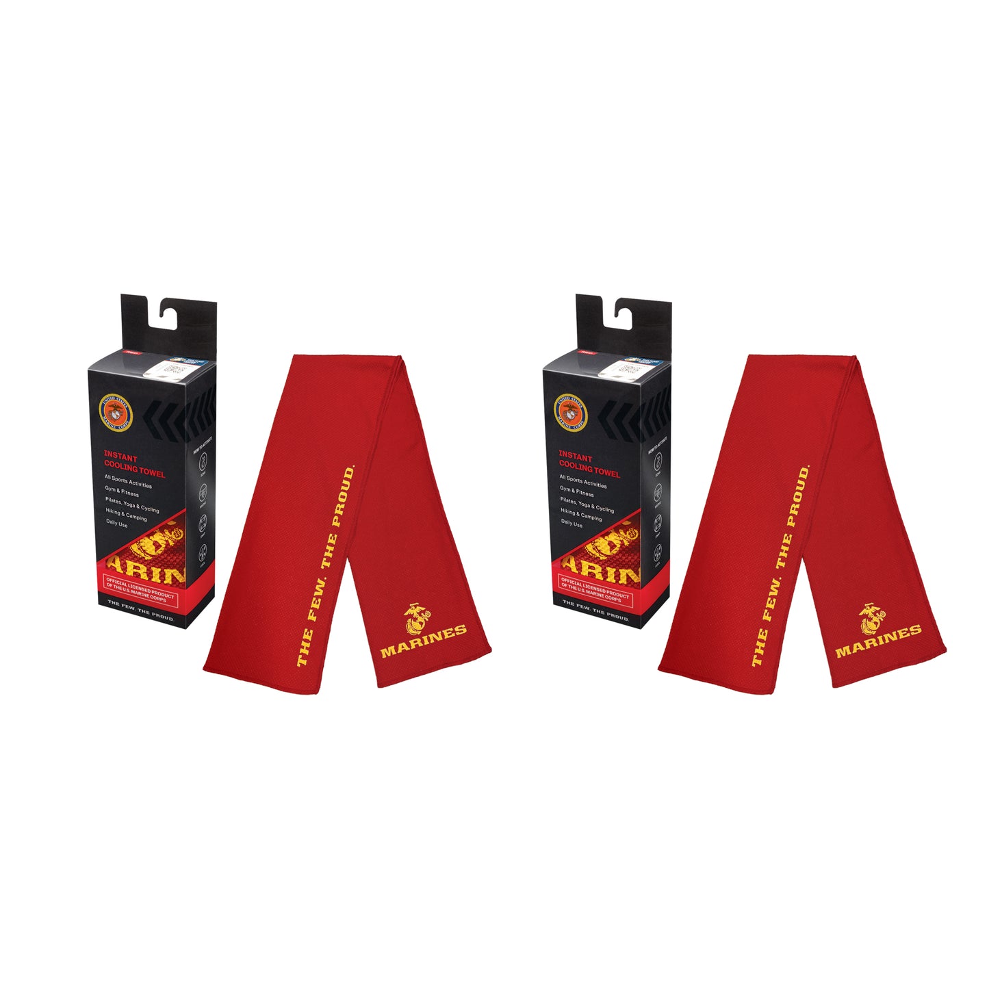 U.S. Marines Instant Cooling Towel - 2 Pack