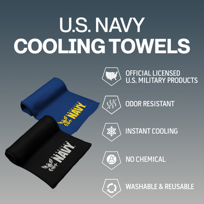 U.S. Navy Instant Cooling Towel - 2 Pack