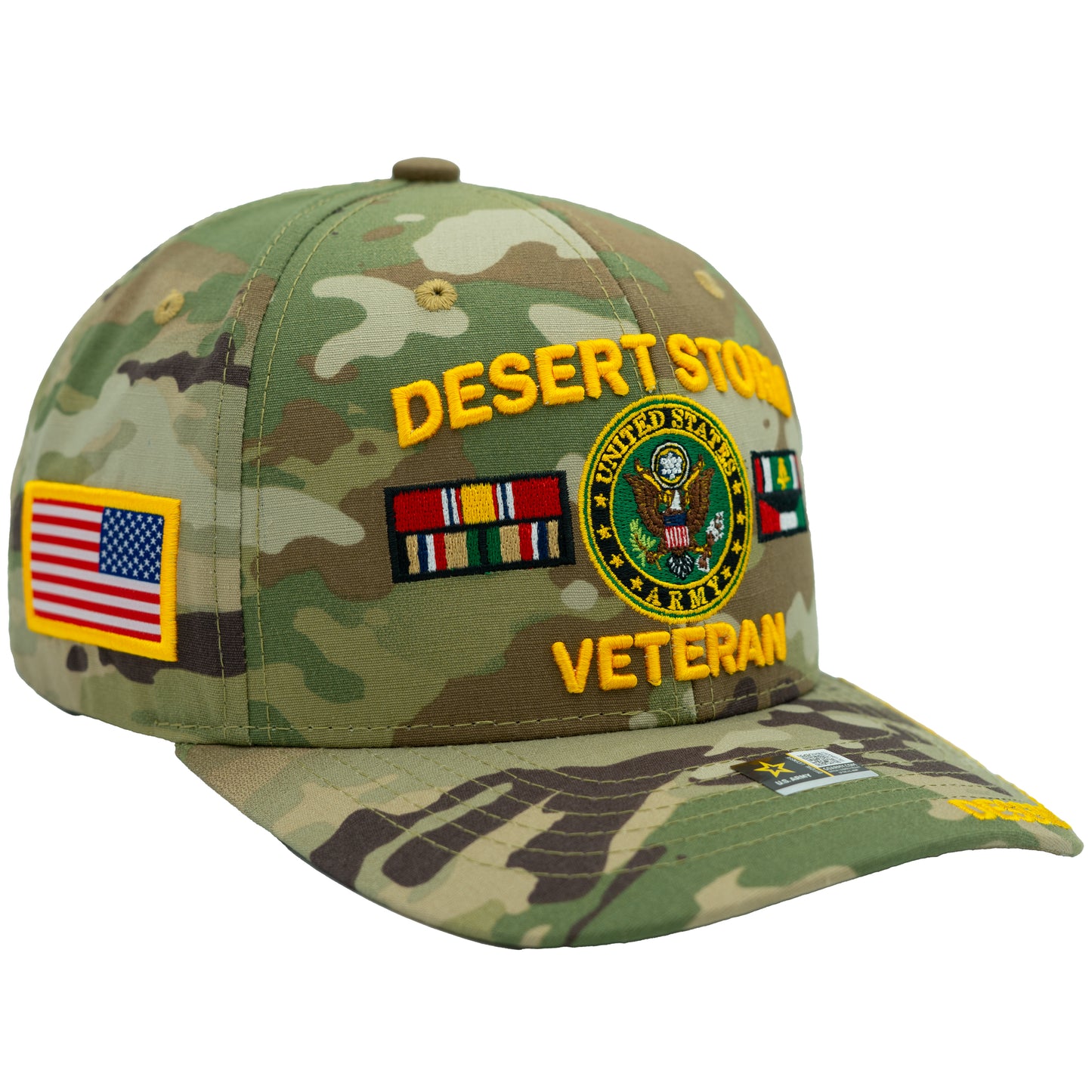 U.S. ARMY CAP, CAMO DESERT STORM VETERAN