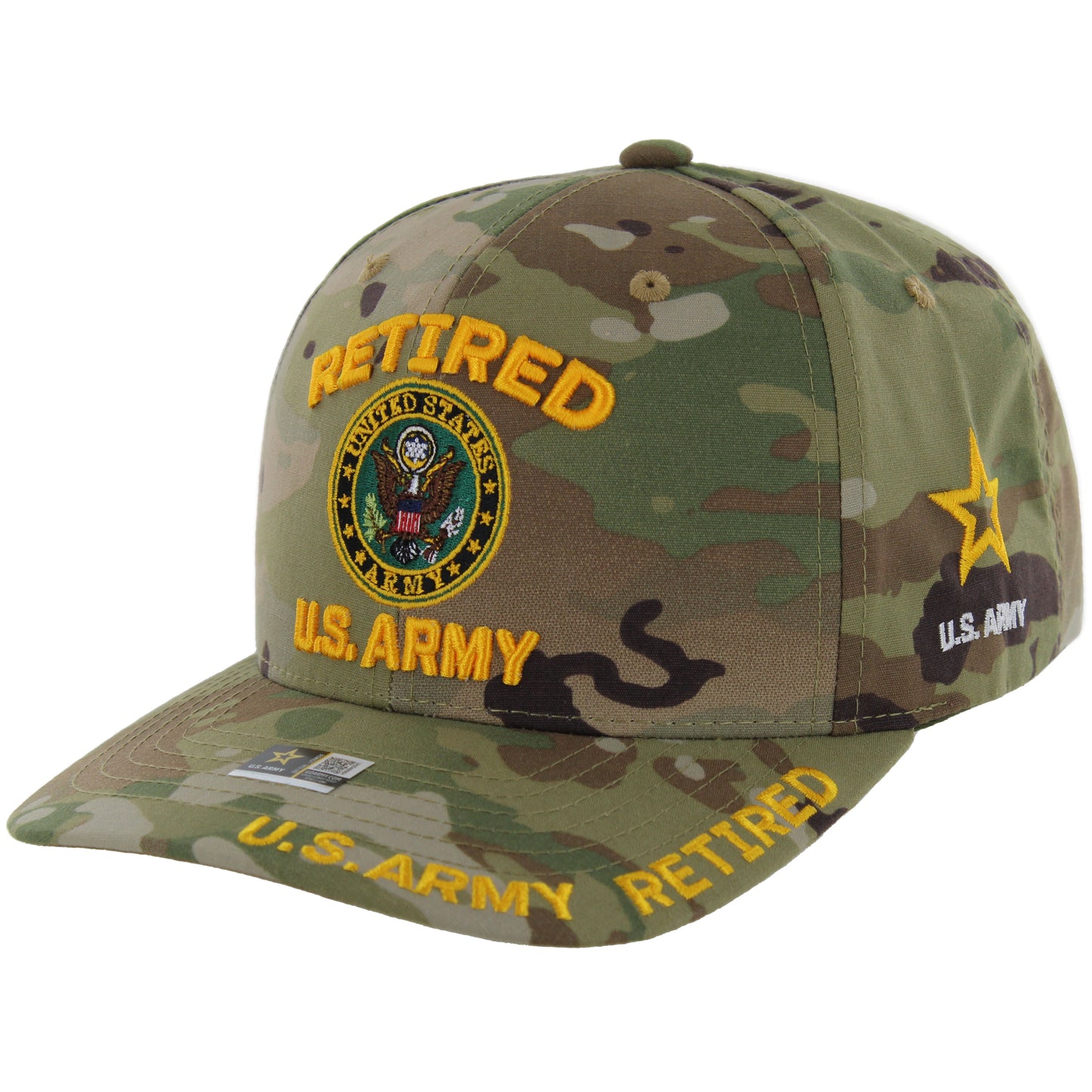 U.S. ARMY CAP, CAMO RETIRED ARMY