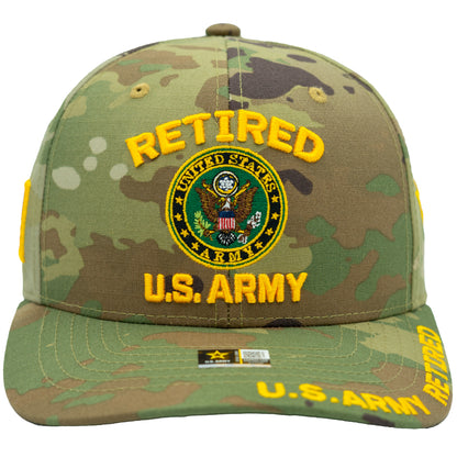 U.S. ARMY CAP, CAMO RETIRED ARMY