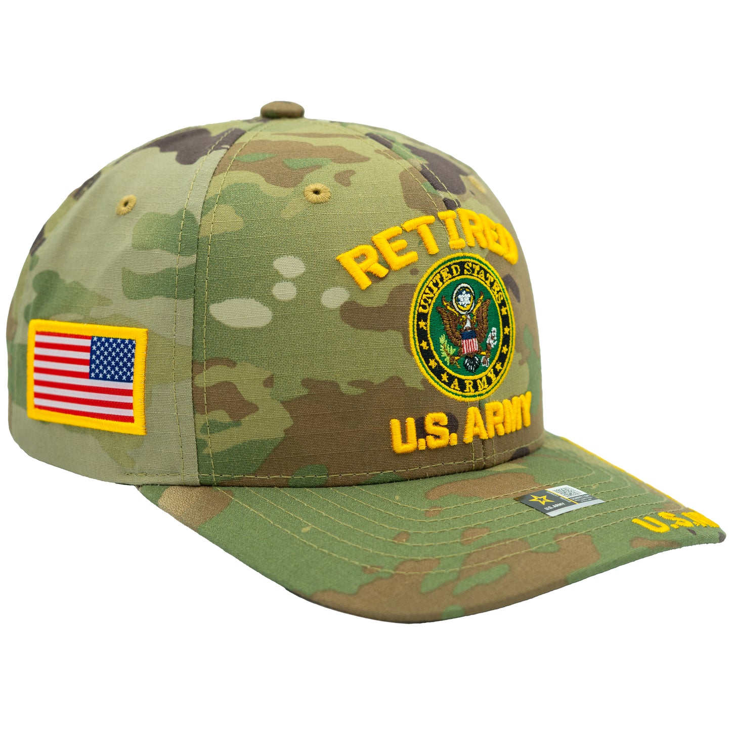 U.S. ARMY CAP, CAMO RETIRED ARMY