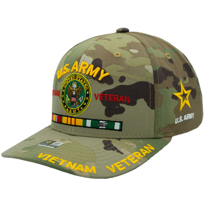 U.S. ARMY CAP, CAMO VIETNAM VETERAN