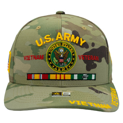 U.S. ARMY CAP, CAMO VIETNAM VETERAN