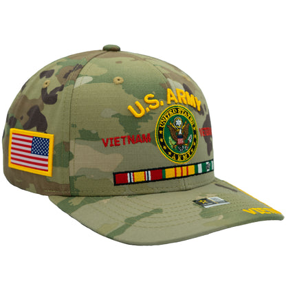 U.S. ARMY CAP, CAMO VIETNAM VETERAN