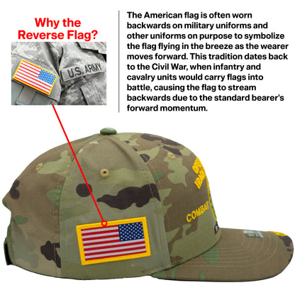 U.S. ARMY CAP, CAMO OPERATION IRAQI FREEDOM COMBAT VETERAN