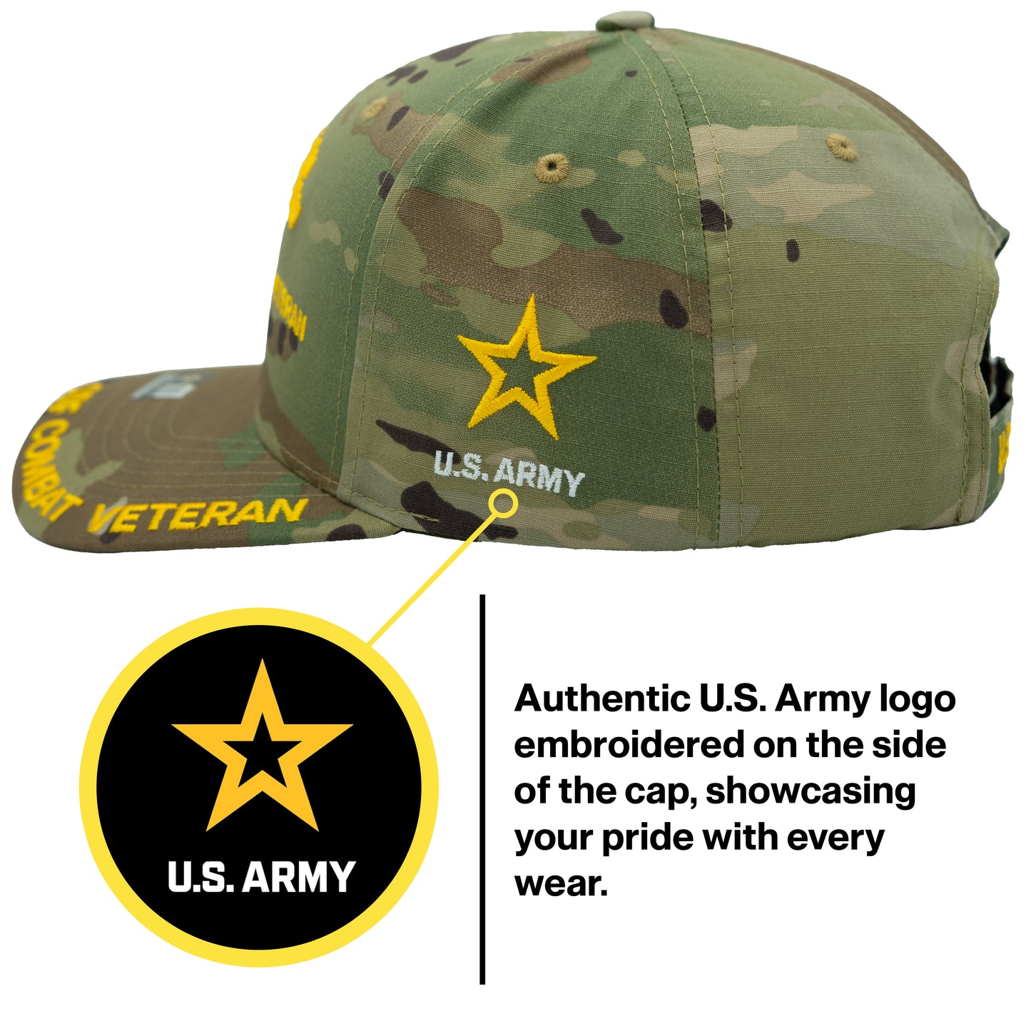 U.S. ARMY CAP, CAMO OPERATION IRAQI FREEDOM COMBAT VETERAN