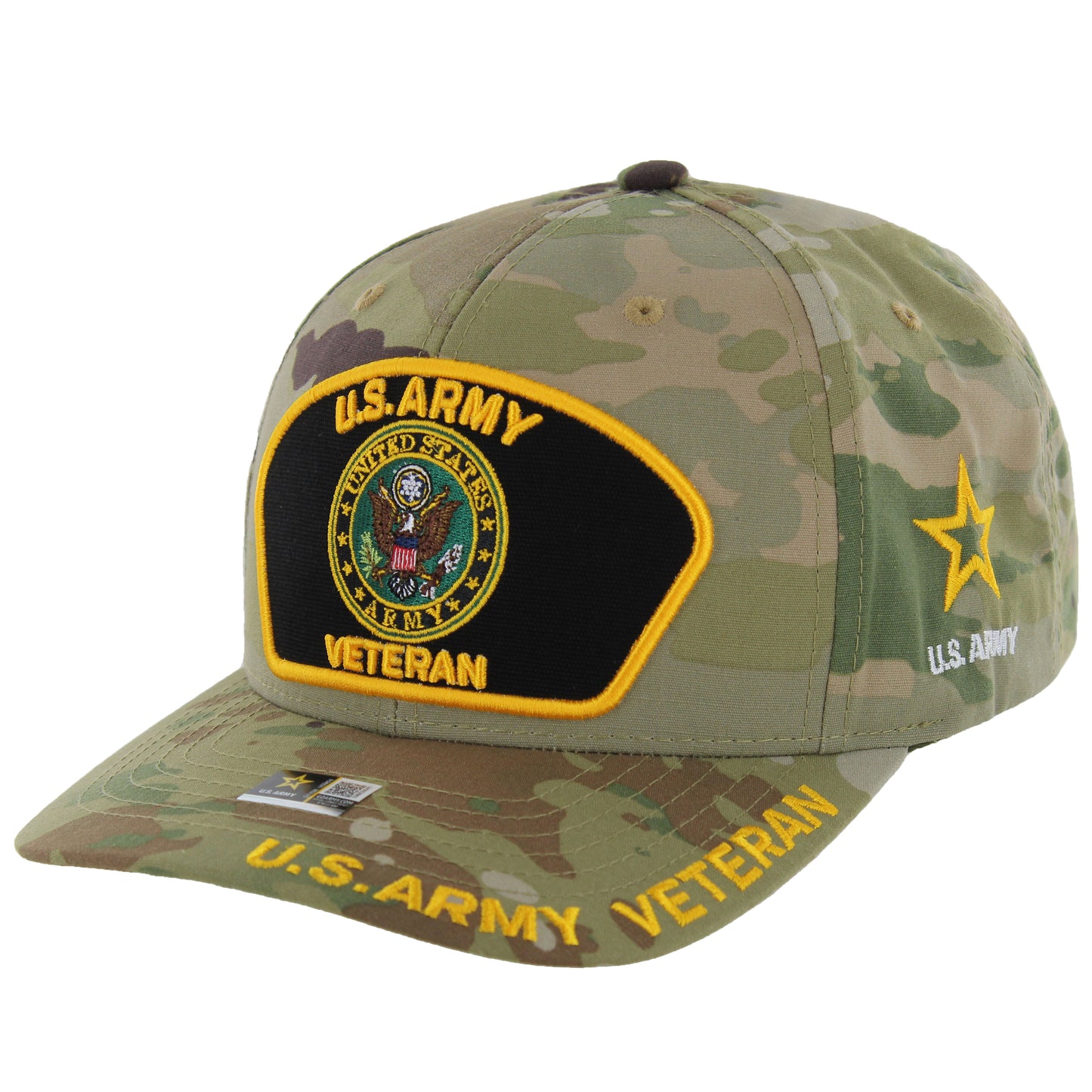 U.S. ARMY CAP, CAMO ARMY VETERAN