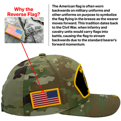 U.S. ARMY CAP, CAMO ARMY VETERAN