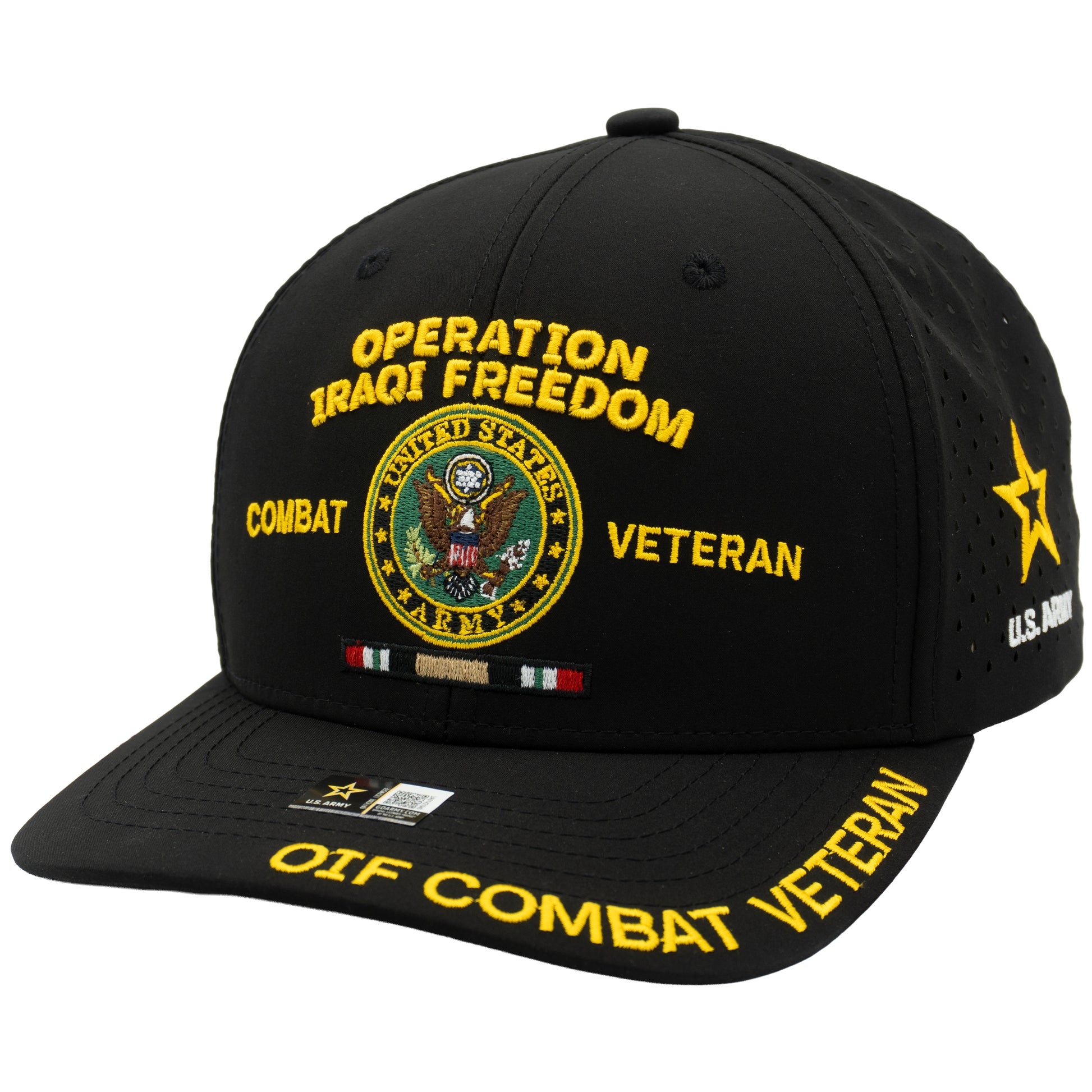 Army Veteran Perforated Hat