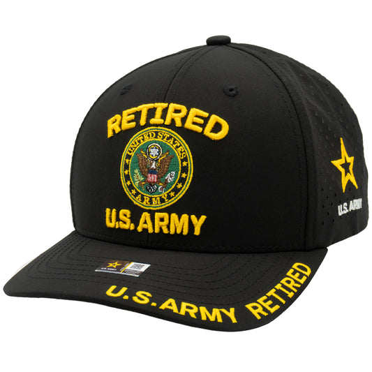 U.S. ARMY CAP, PERFORATED RETIRED ARMY