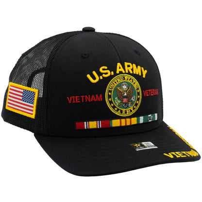 U.S. ARMY CAP, TRUCKER VIETNAM VETERAN