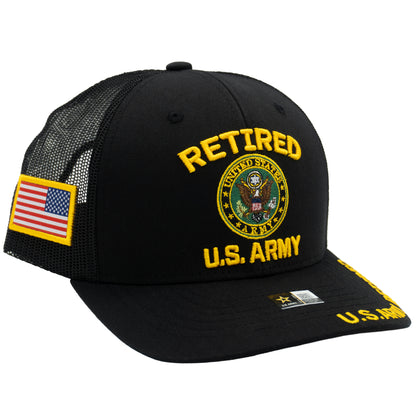 U.S. ARMY CAP, TRUCKER RETIRED ARMY