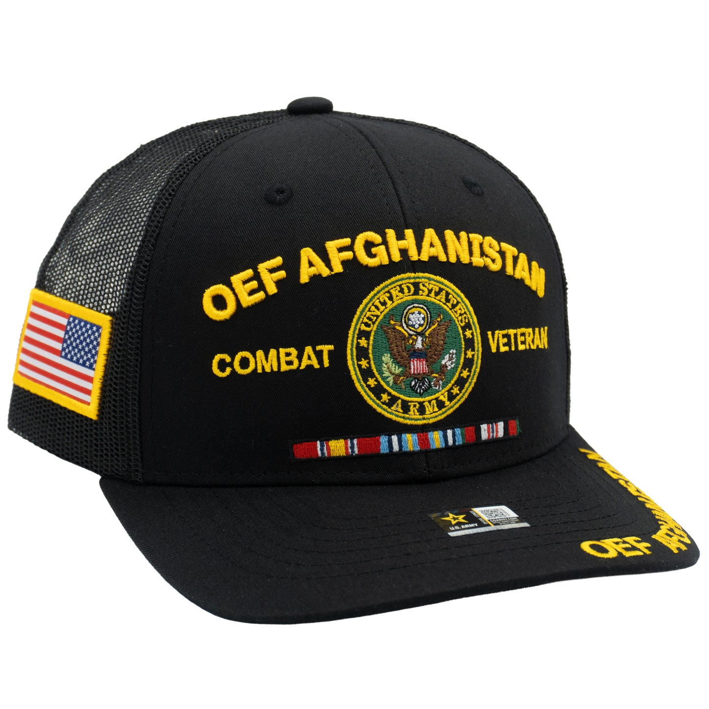 U.S. ARMY CAP, TRUCKER OEF AFGHANISTAN VETERAN
