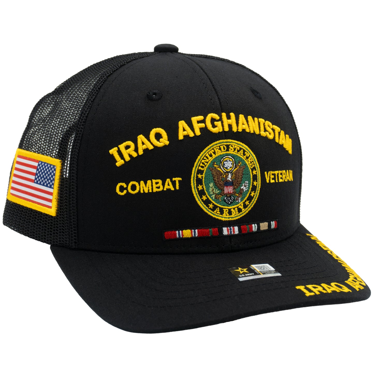 U.S. ARMY CAP, TRUCKER IRAQ AFGHANISTAN VETERAN