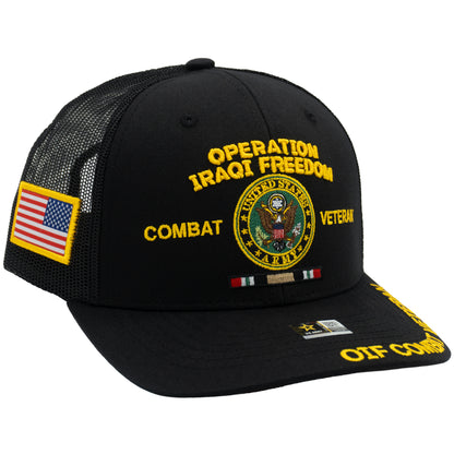 U.S. ARMY CAP, TRUCKER OPERATION IRAQI FREEDOM VETERAN