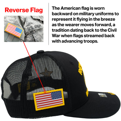 U.S. ARMY CAP, TRUCKER RETIRED ARMY