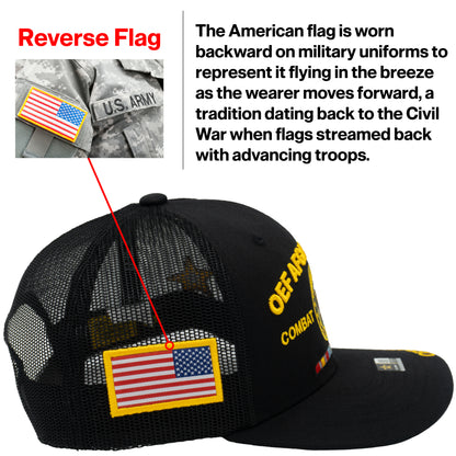 U.S. ARMY CAP, TRUCKER OEF AFGHANISTAN VETERAN