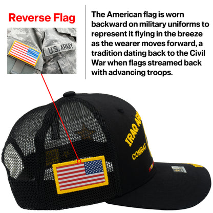 U.S. ARMY CAP, TRUCKER IRAQ AFGHANISTAN VETERAN