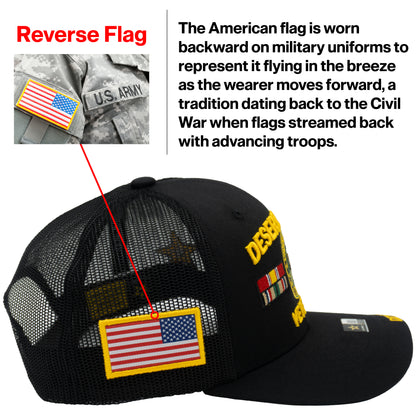 U.S. ARMY CAP, TRUCKER DESERT STORM VETERAN