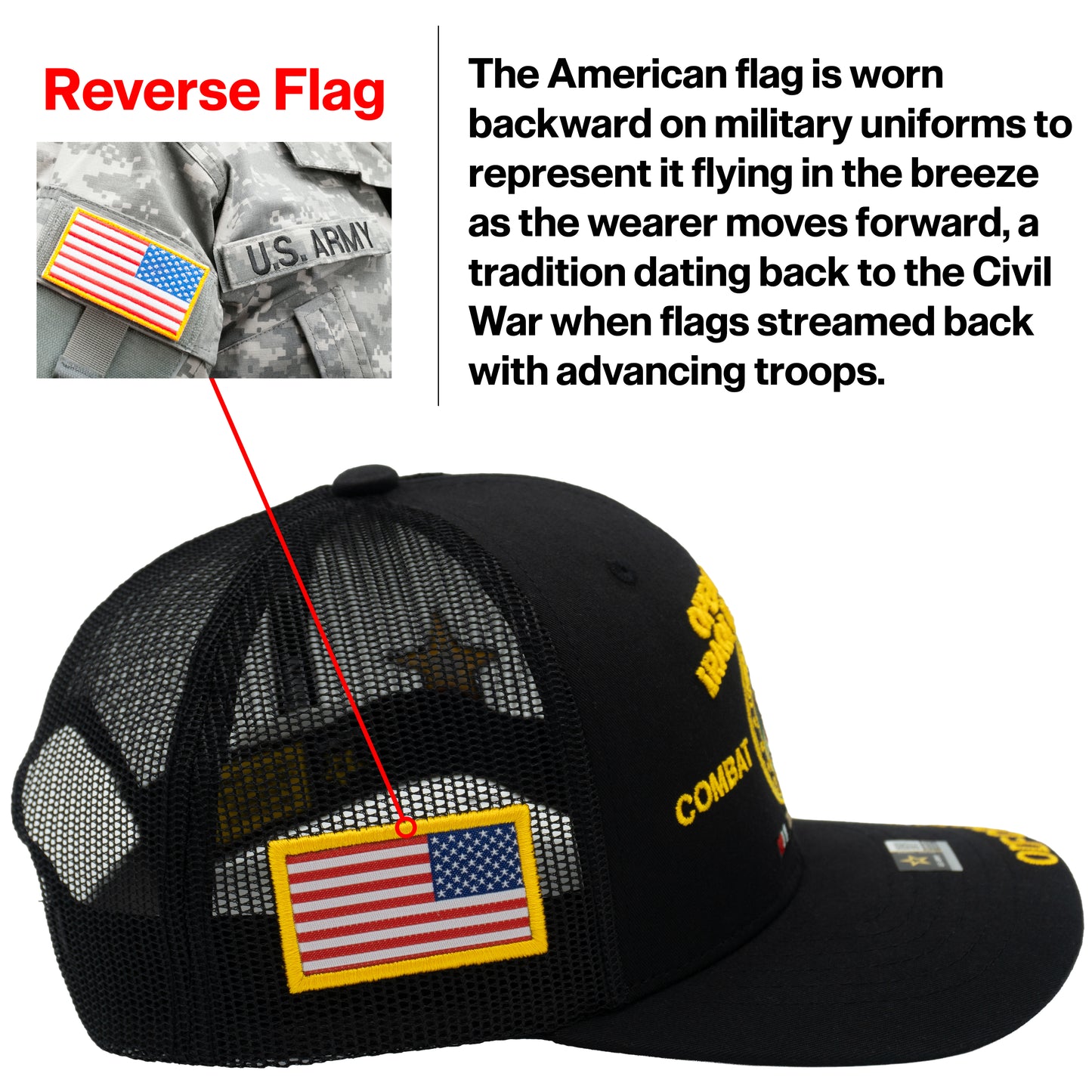 U.S. ARMY CAP, TRUCKER OPERATION IRAQI FREEDOM VETERAN