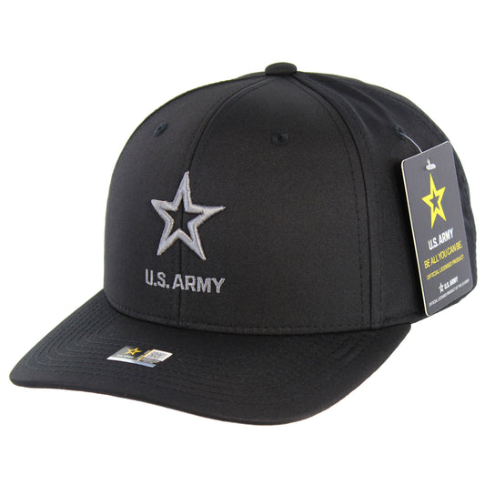 U.S. ARMY CAP, STAR LOGO(GREY) 6 PANEL