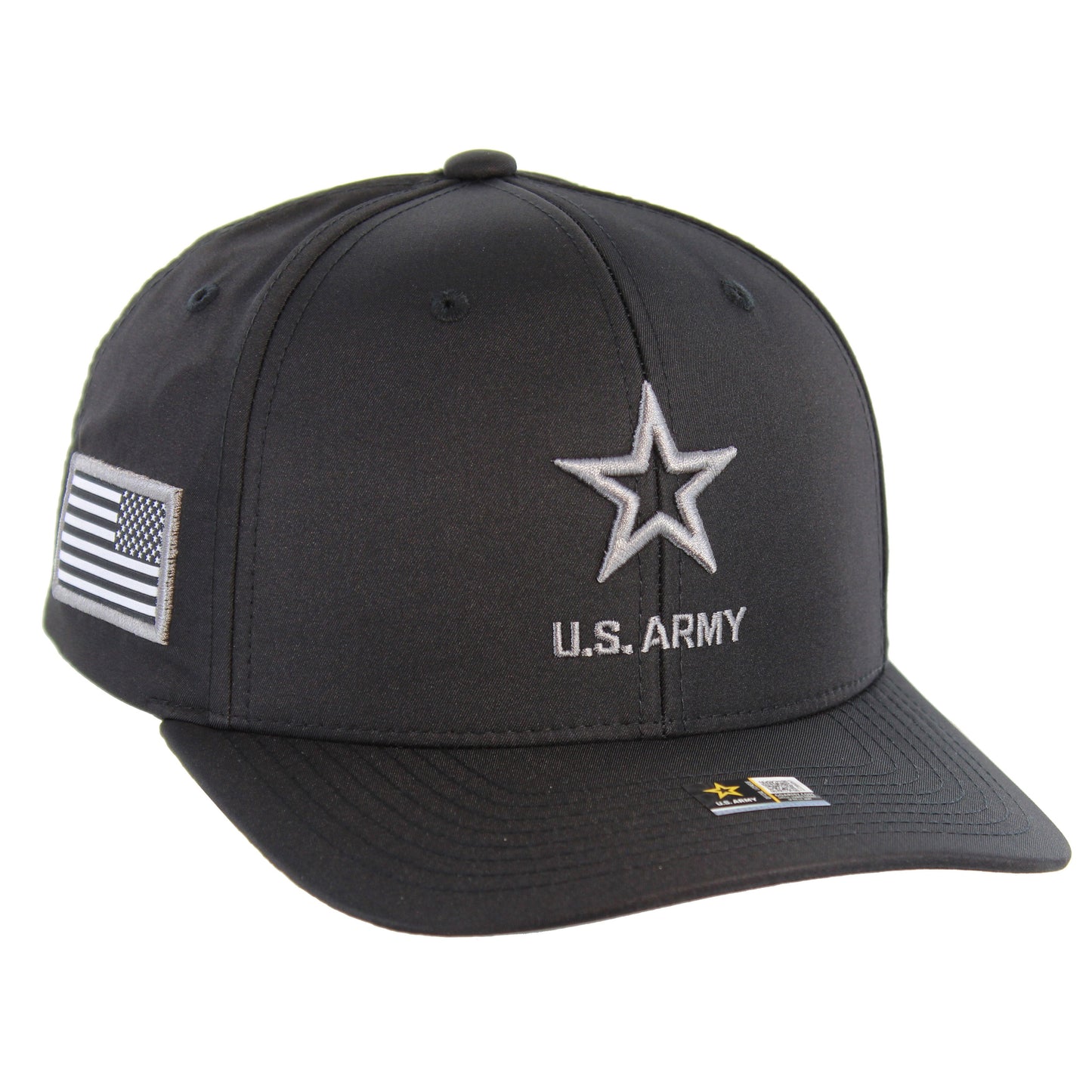 U.S. ARMY CAP, STAR LOGO(GREY) 6 PANEL