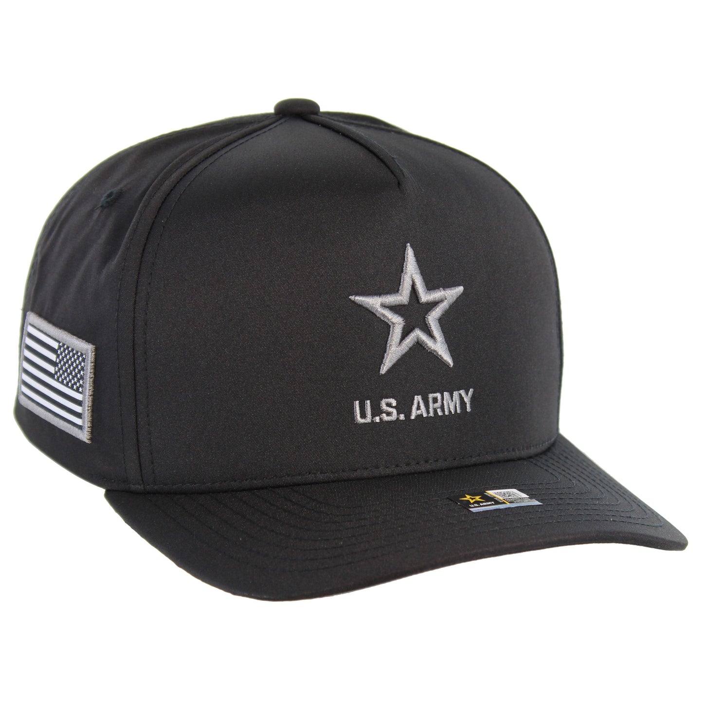 U.S. ARMY CAP, STAR LOGO(GREY) 5 PANEL