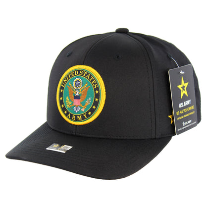 U.S. ARMY CAP, ARMY SEAL(WOVEN) 6 PANEL