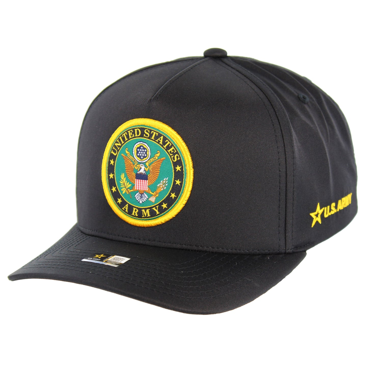 U.S. ARMY CAP, ARMY SEAL(WOVEN) 5 PANEL