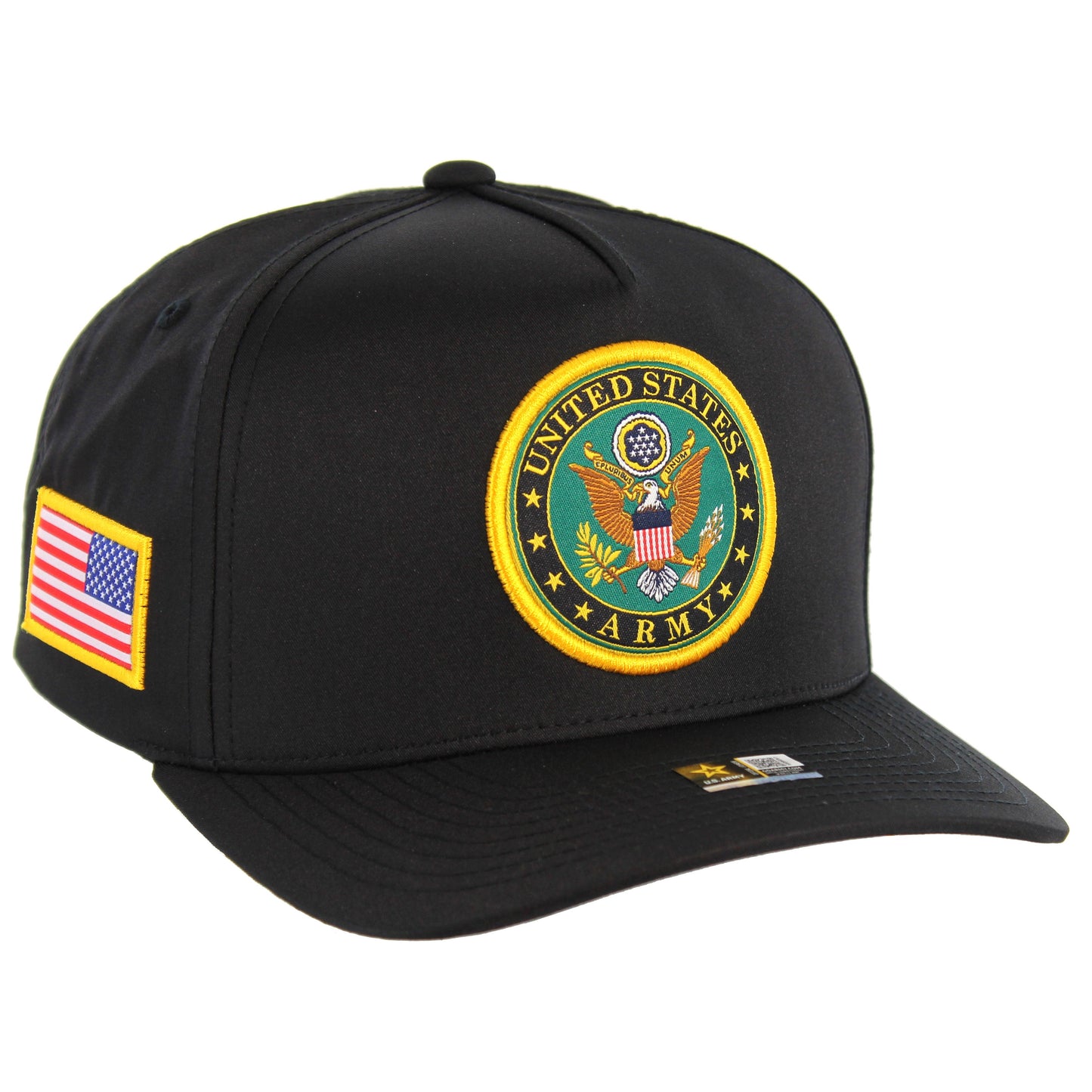 U.S. ARMY CAP, ARMY SEAL(WOVEN) 5 PANEL