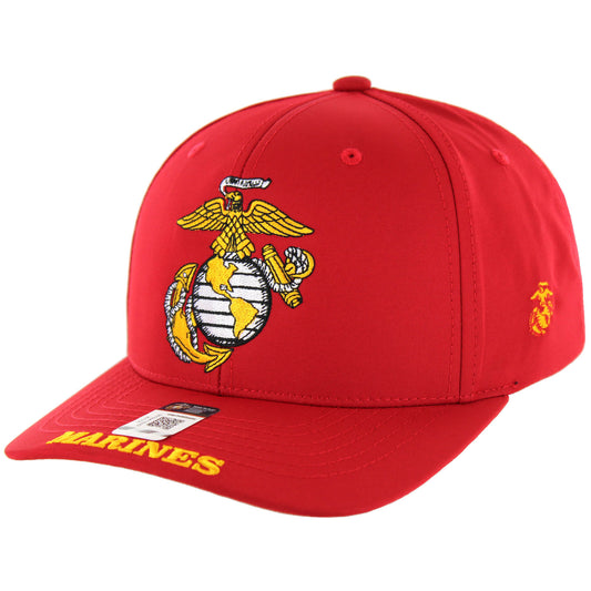 U.S. MARINES CAP, MARINE LOGO , RED