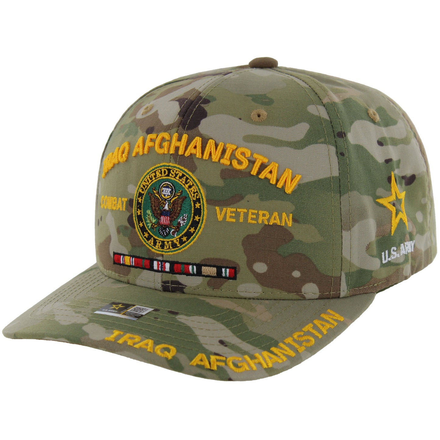 U.S. ARMY CAP, CAMO IRAQ AFGHANISTAN COMBAT VETERAN